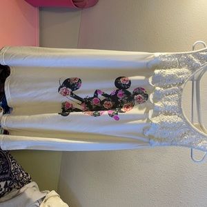 Cute Disney Mickey floral shirt.